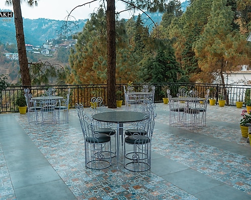 Forest and Valley views from Bulaakh white flower resort mussoorie
