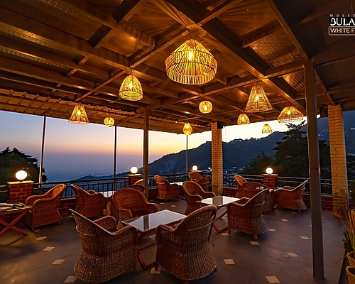 Multi cuisine restaurant bulaakh white flower resort mussoorie