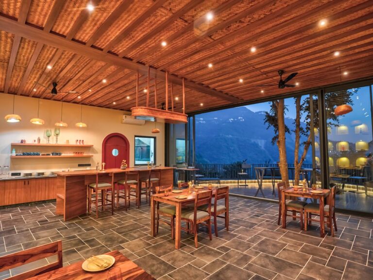 Multi cuisine restaurant at Moshams Rishikesh Luxury Villa