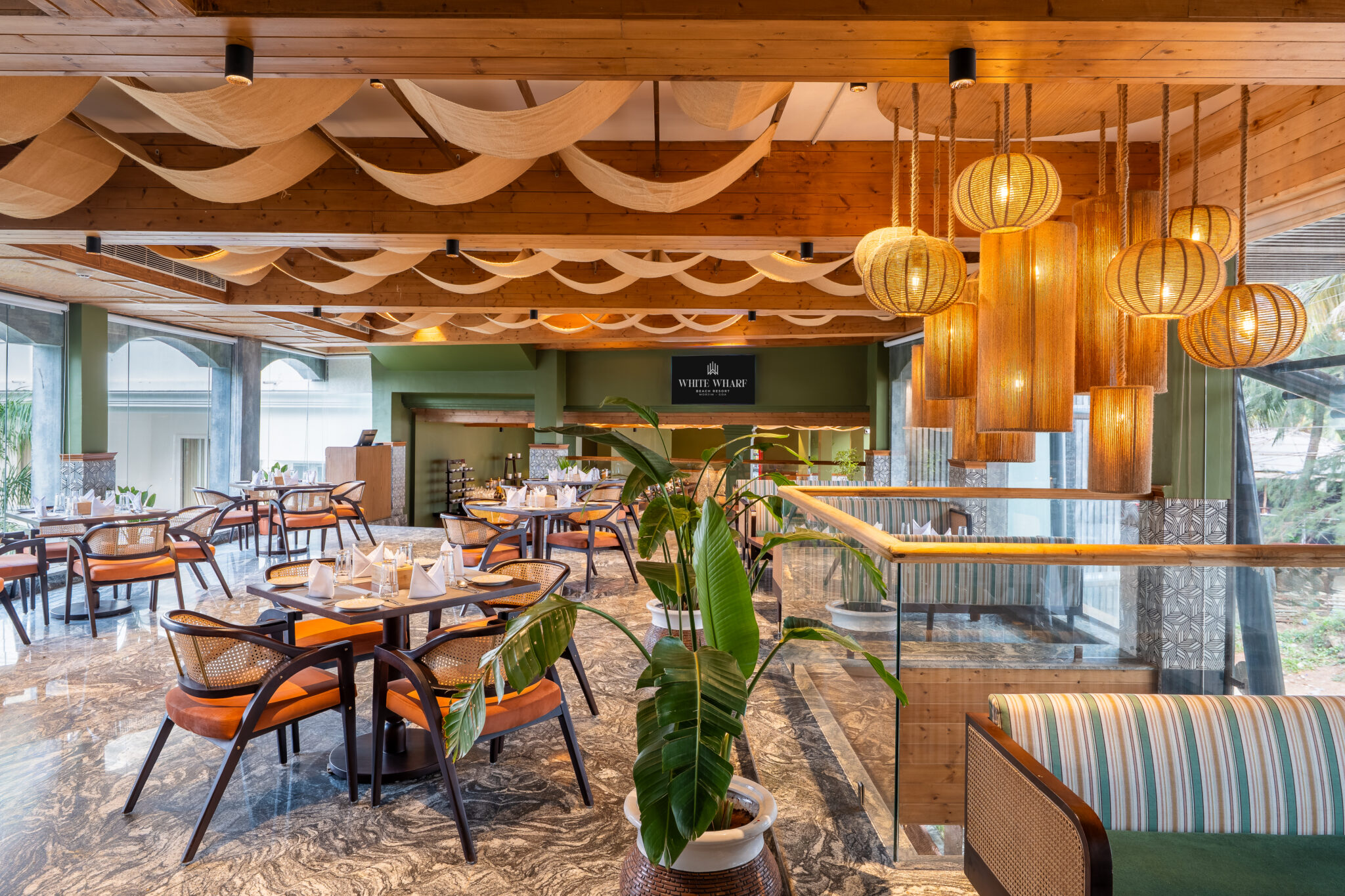 Coffee shop White wharf beach resort goa