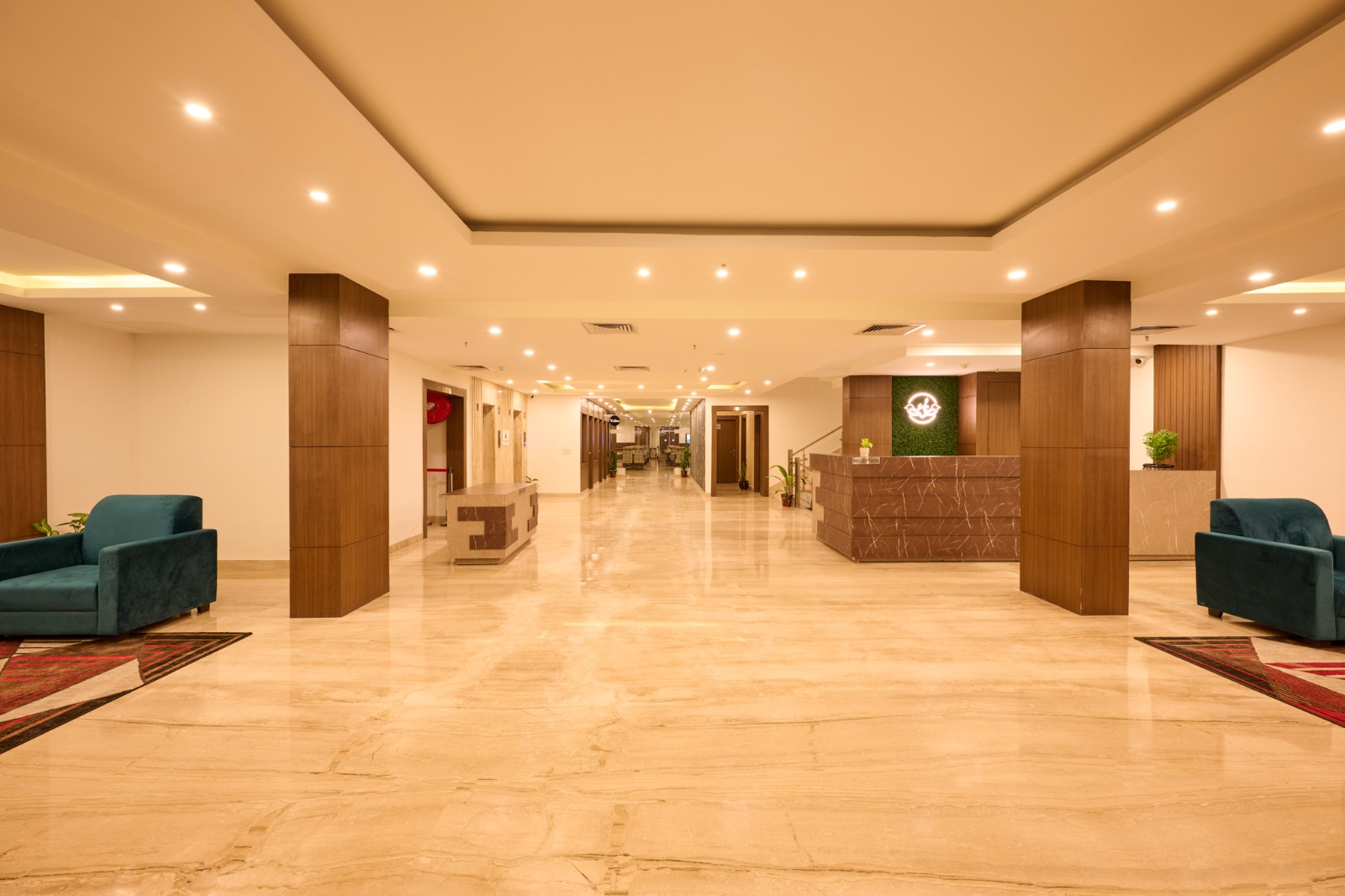 Spacious lobby Renest Haridwar Hotel