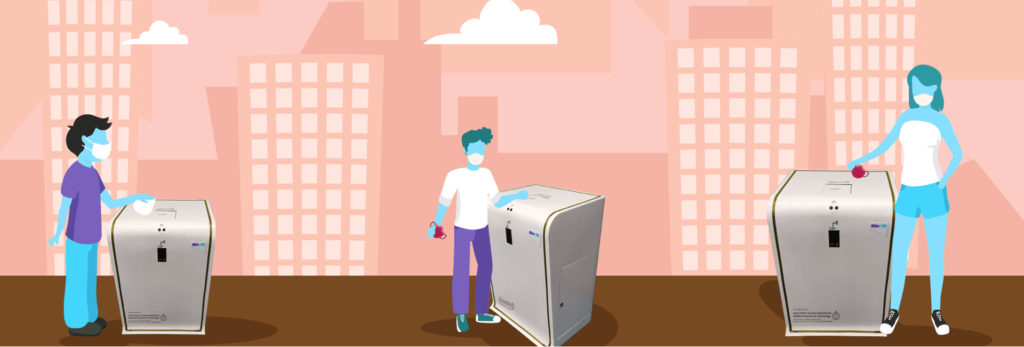 face mask disposal machine, face mask disposal guidelines as per world health organisation(WHO) guidelines, face mask disposal bin, where to buy face mask disposal machine in india