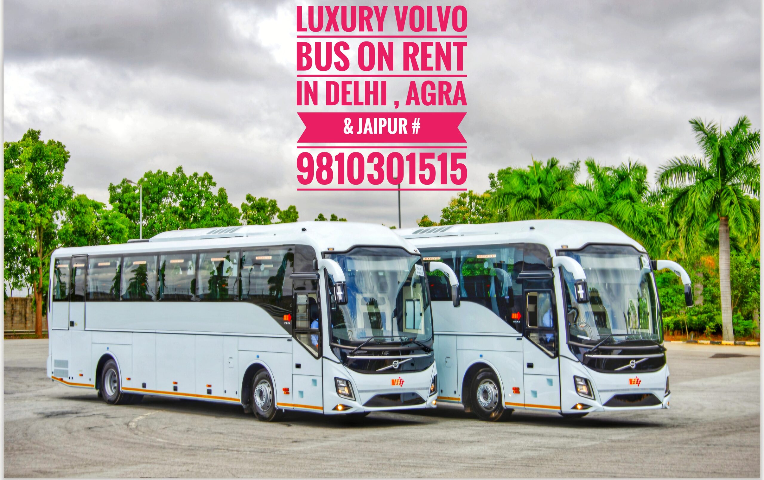 Volvo Bus On Rent in Delhi